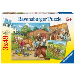 Ravensburger (09237) - "Bienvenue au centre équestre" - 49 pièces