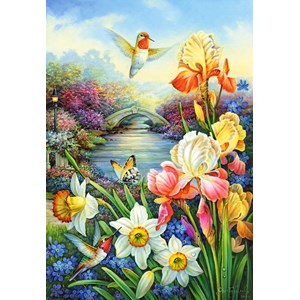 Castorland (C-151509) - "Golden Irises" - 1500 pièces
