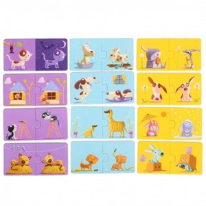 Djeco (08162) - "Duo of Opposites" - 2 pièces