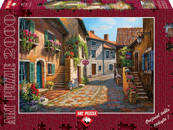 Art Puzzle (4709) - Sung Kim: "Rue de Village" - 2000 pièces
