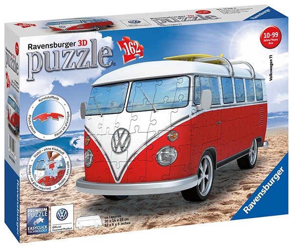 Ravensburger (12516) - "Volkswagen T1" - 162 pièces