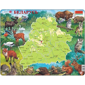 Larsen (K56) - "Carte de la Biélorussie (en Russe)" - 72 pièces