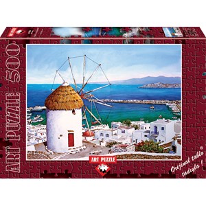 Art Puzzle (4184) - "Mykonos, Grèce" - 500 pièces