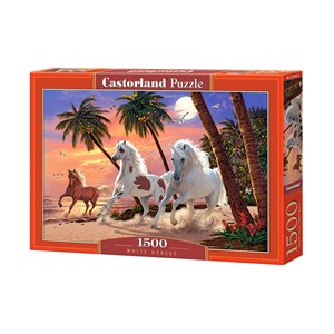 Castorland (C-151691) - "White Horses" - 1500 pièces