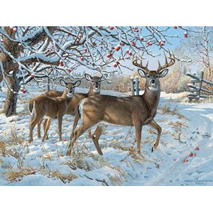 Cobble Hill (52083) - Persis Clayton Weirs: "Winter Deer" - 500 pièces