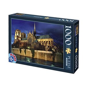 D-Toys (64301-NL08) - "France, Cathédrale Notre-Dame de Paris" - 1000 pièces