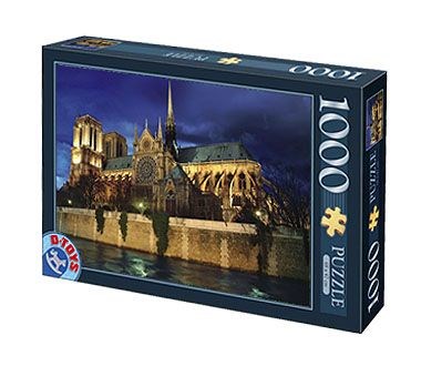 D-Toys (64301-NL08) - "France, Cathédrale Notre-Dame de Paris" - 1000 pièces
