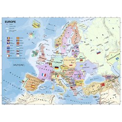 Ravensburger (12841) - "Carte d'Europe" - 200 pièces