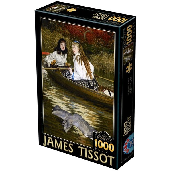 D-Toys (72771-1) - James Tissot: "On the Thames, A Heron" - 1000 pièces