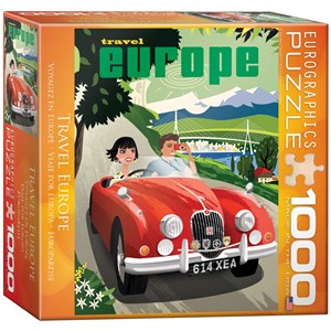 Eurographics (8000-1645) - "Voyage en Europe" - 1000 pièces