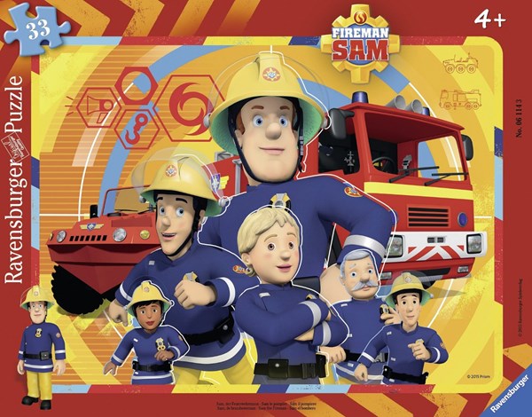 Ravensburger (06114) - "Fireman Sam" - 33 pièces