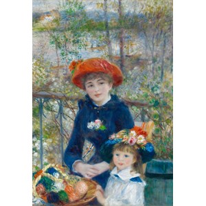 Grafika (00164) - Pierre-Auguste Renoir: "Deux Soeurs sur la Terrasse, 1881" - 12 pièces