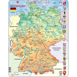 Larsen (K40) - "Carte de l'Allemagne (en Allemand)" - 50 pièces