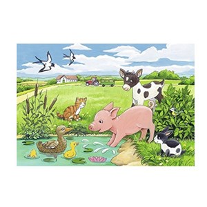 Ravensburger (07582) - "Animaux de la Ferme" - 12 pièces