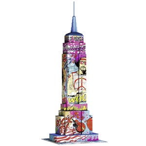 Ravensburger (12599) - "Empire State Building Pop Art" - 216 pièces