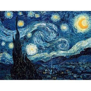 Puzzle Michele Wilson (A848-80) - Vincent van Gogh: "Starry Night" - 80 pièces