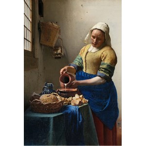 Grafika (00154) - Johannes Vermeer: "La Laitière, 1658-1661" - 100 pièces