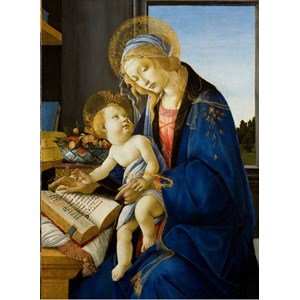 Grafika Kids (00696) - Sandro Botticelli: "La Madone du Livre, 1480" - 300 pièces