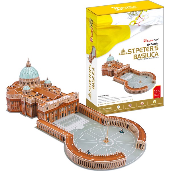 Cubic Fun (MC092H) - "Basilique Saint-Pierre de Rome" - 144 pièces