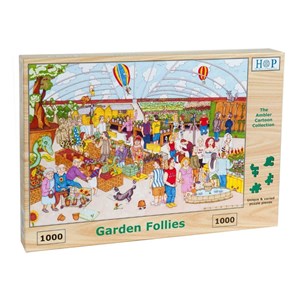 The House of Puzzles (3855) - "Garden Follies" - 1000 pièces