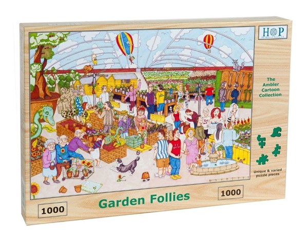 The House of Puzzles (3855) - "Garden Follies" - 1000 pièces