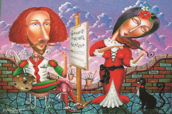 Gold Puzzle (61338) - "Portrait Musical" - 1000 pièces