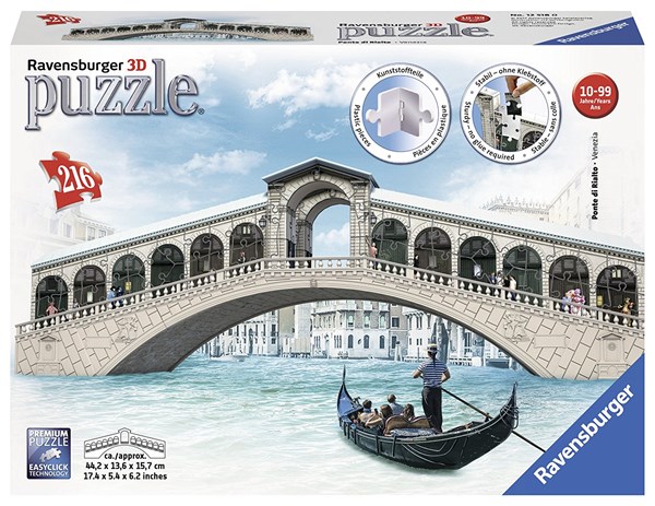 Ravensburger (12518) - "Rialto Bridge" - 216 pièces
