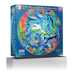 A Broader View (371) - "Underwater World (Round Table Puzzle)" - 500 pièces