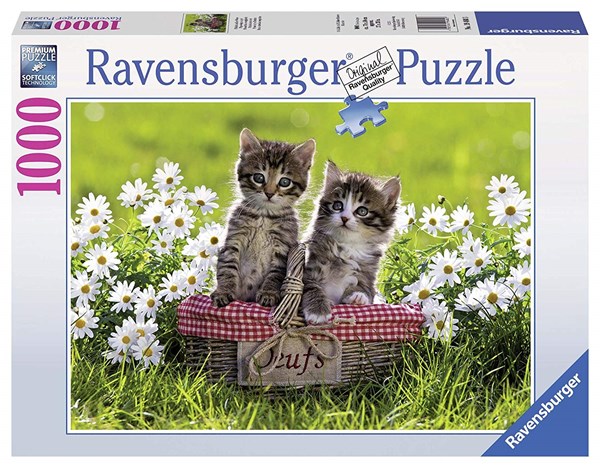Ravensburger (19480) - "Pique-nique des Chatons dans la Prairie" - 1000 pièces