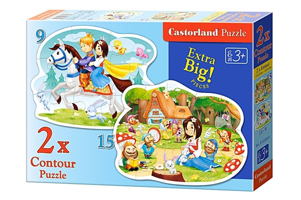 Castorland (B-020041) - "Blanche Neige et les Sept Nains" - 9 15 pièces