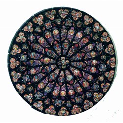 Puzzle Michele Wilson (A342-80) - "Notre Dame Rosace" - 80 pièces