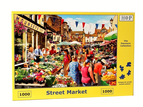 The House of Puzzles (4265) - "Street Market" - 1000 pièces