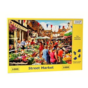 The House of Puzzles (4265) - "Street Market" - 1000 pièces