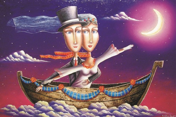 Gold Puzzle (61321) - "Voyage de Noces" - 1000 pièces