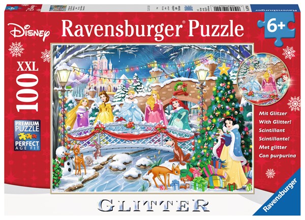 Ravensburger (10794) - "Les Princesses célèbrent Noël" - 100 pièces