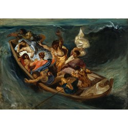Grafika (00292) - Eugene Delacroix: "Christ sur la Mer de Galilée, 1841" - 24 pièces
