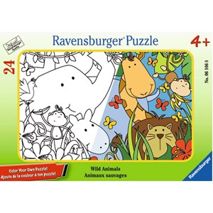 Ravensburger (06106) - "Wild Animals" - 24 pièces