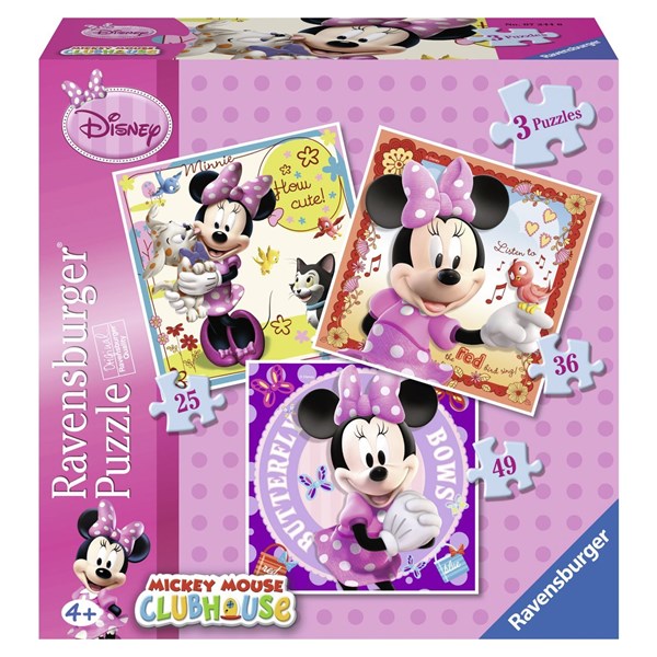 Ravensburger (07244) - "Minnie" - 25 36 49 pièces