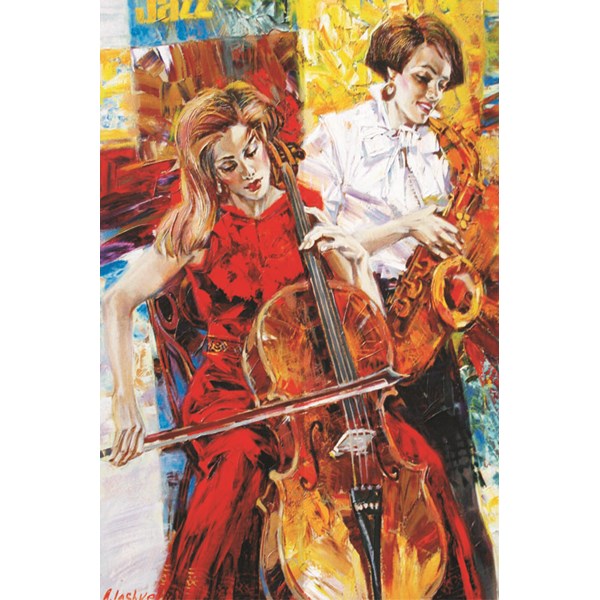 Gold Puzzle (61093) - "Jazz" - 1500 pièces