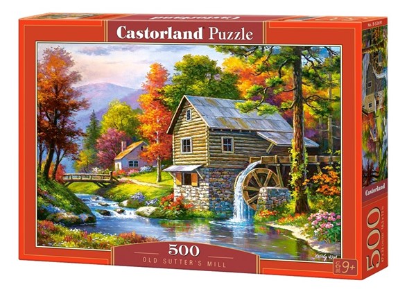 Castorland (B-52691) - "Old Sutter's Mill" - 500 pièces