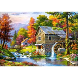 Castorland (B-52691) - "Old Sutter's Mill" - 500 pièces