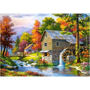 Castorland (B-52691) - "Old Sutter's Mill" - 500 pièces