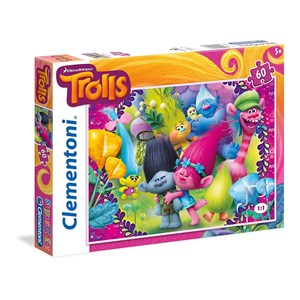 Clementoni (26958) - "Trolls" - 60 pièces