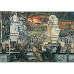 Pomegranate (AA421) - Diego Rivera: "L'industrie de Détroit" - 1000 pièces