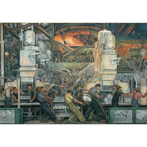 Pomegranate (AA421) - Diego Rivera: "L'industrie de Détroit" - 1000 pièces