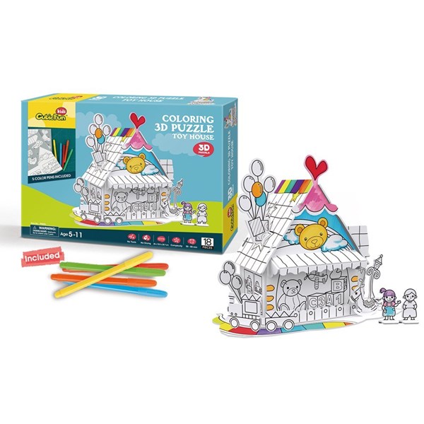 Cubic Fun (P693h) - "Maison de Jouets" - 18 pièces