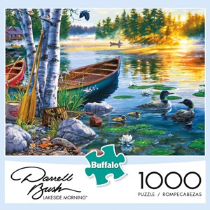 Buffalo Games (11244) - Darrell Bush: "Lakeside Morning" - 1000 pièces