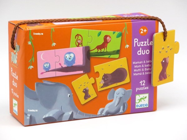 Djeco (08157) - "Duo Maman et bébé" - 2 pièces