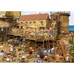 Grafika Kids (00871) - François Ruyer: "Construction au Moyen-Âge" - 100 pièces