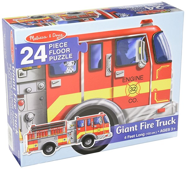 Melissa and Doug (436) - "Giant Fire Truck" - 24 pièces